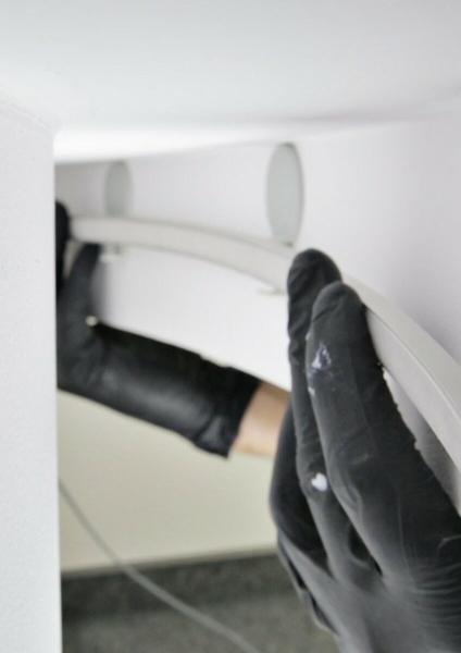 Clip für LED Leisten senkrechte Installation